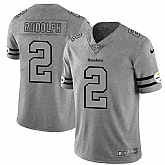 Nike Steelers 2 Mason Rudolph 2019 Gray Gridiron Gray Vapor Untouchable Limited Jersey Dyin,baseball caps,new era cap wholesale,wholesale hats